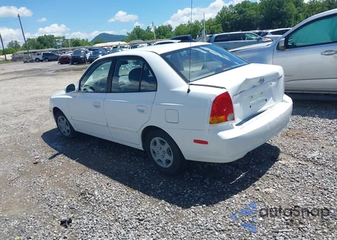 2004 Hyundai Accent Gl z USA, uszkodzony, nr VIN KMHCG45C54U568919